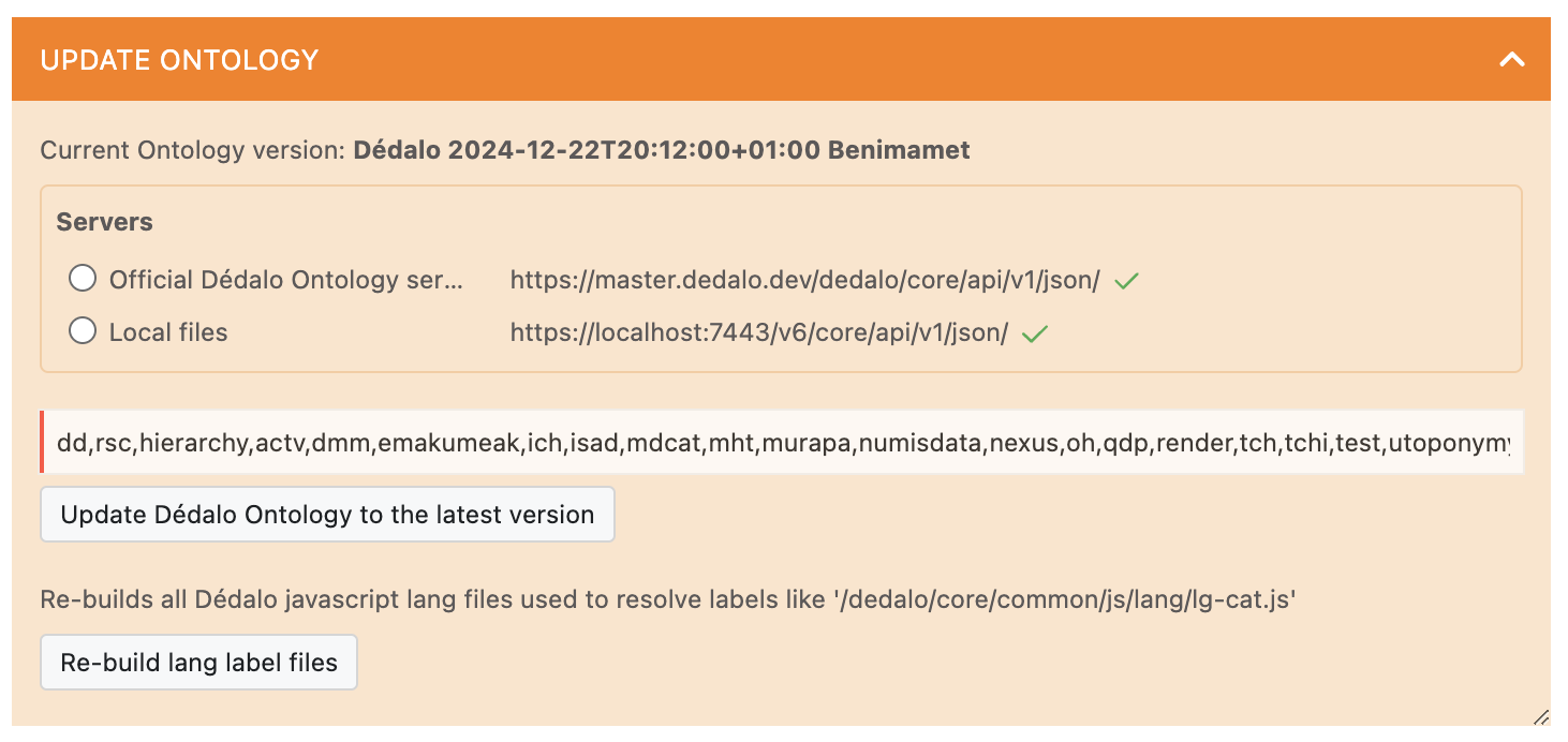 widget update ontology