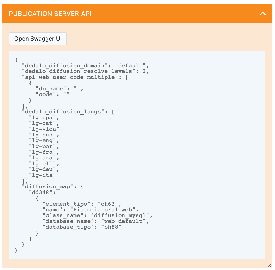 API access