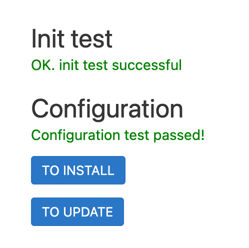install script
