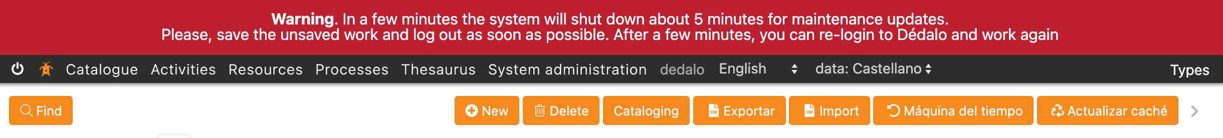 alert to users